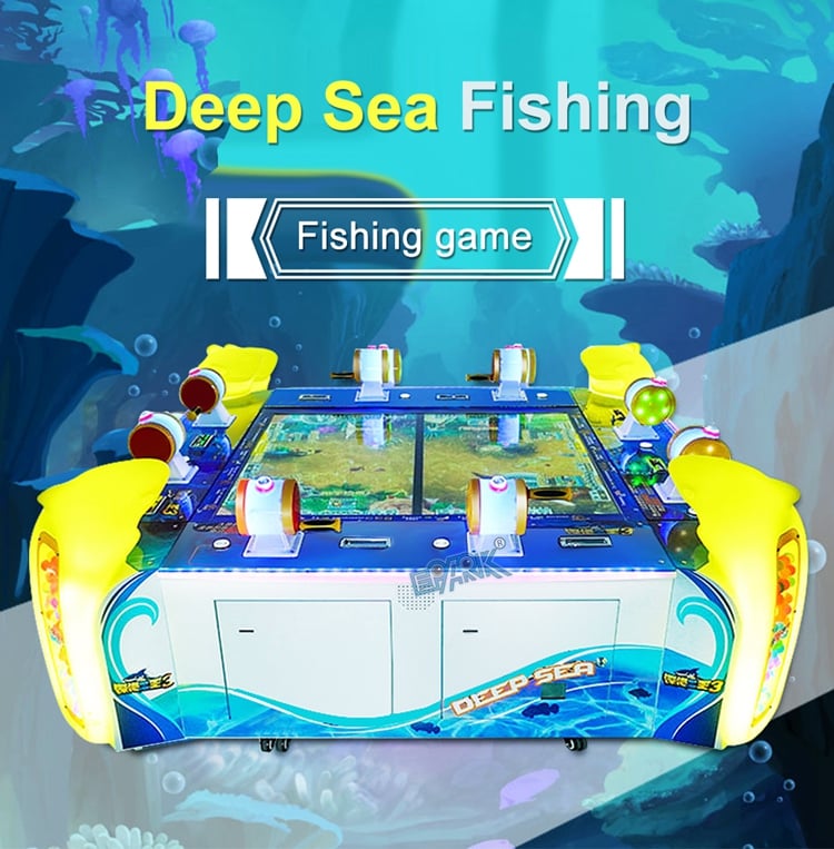 Fishing Arcade Game Machine Coin Operated Deep Sea Story 8 Players Fish Game Tables Game Cabinet Machine details