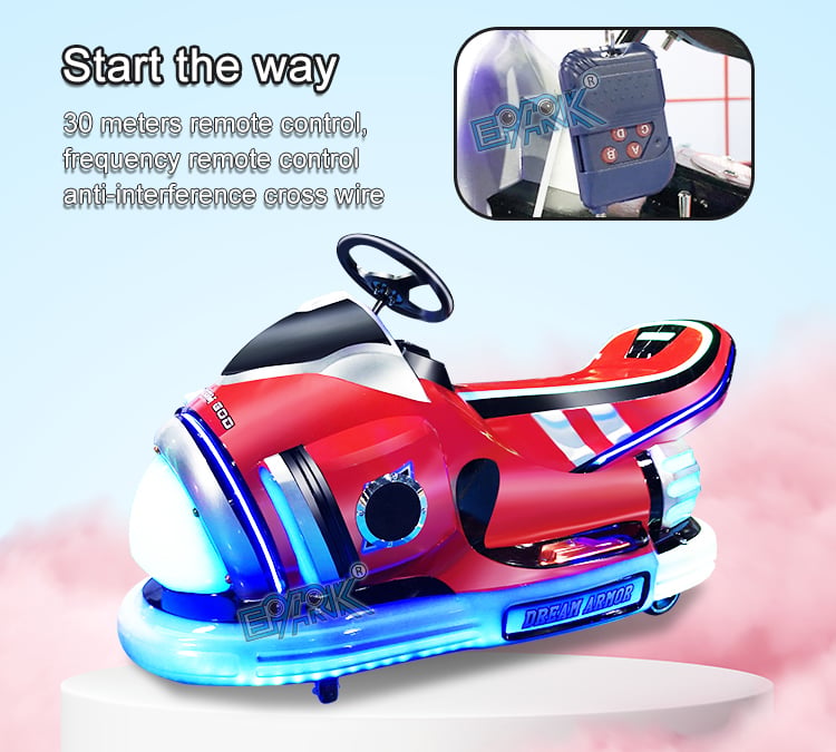 Amusement Park Rides Kids Game Machine Electrical Battery Motorbike Toy Car Bumper Car details