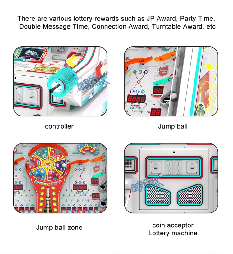Indoor Amusement Park Arcade Game Coin Pusher Machine Star Legend Ball Machine factory
