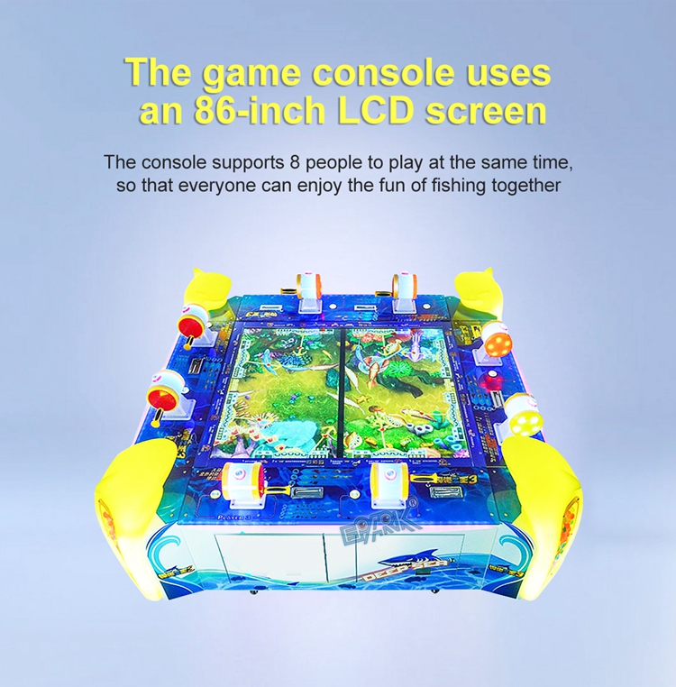 Fishing Arcade Game Machine Coin Operated Deep Sea Story 8 Players Fish Game Tables Game Cabinet Machine factory