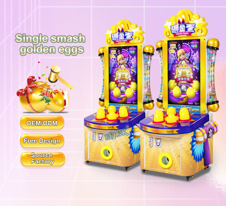 Popular Redemption Tickets Machine Smashing Eggs For Amusement Game Center factory