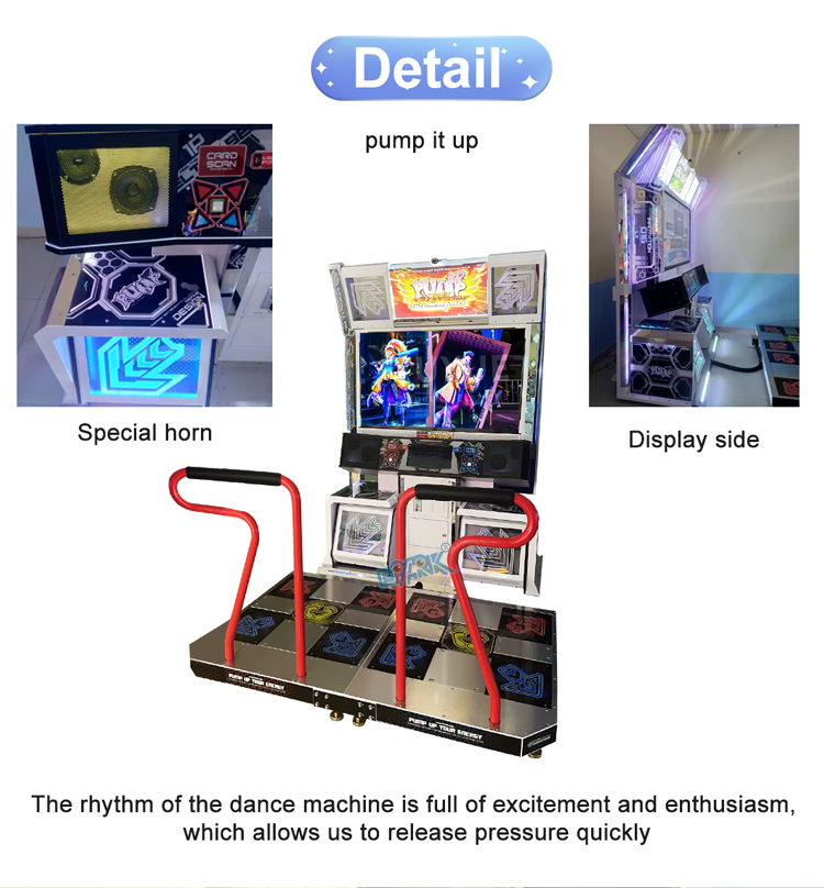 Hot Sale Coin Operated Arcade Dance Arcade Dancing Game Machine Pump It Up Dance Dance Revolution Machine For Sale supplier