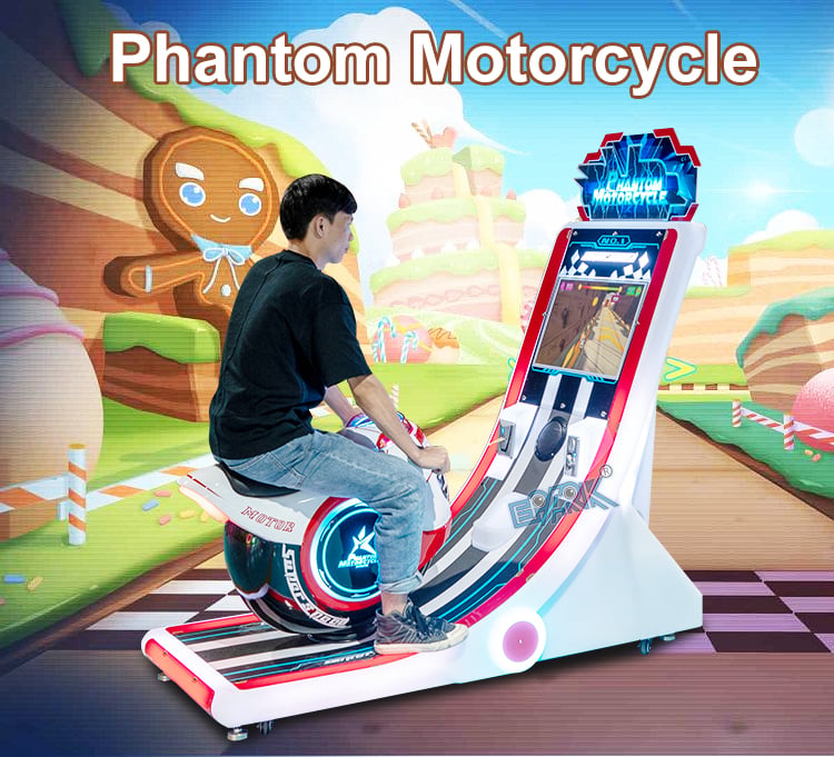 Motorcycle Driving Simulator Arcade Motor Racing Car Game Machine For Game Center details