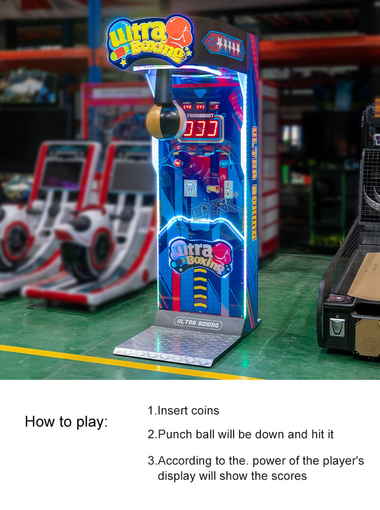 Coin Operated Arcade Boxing Machine Punch Machine details
