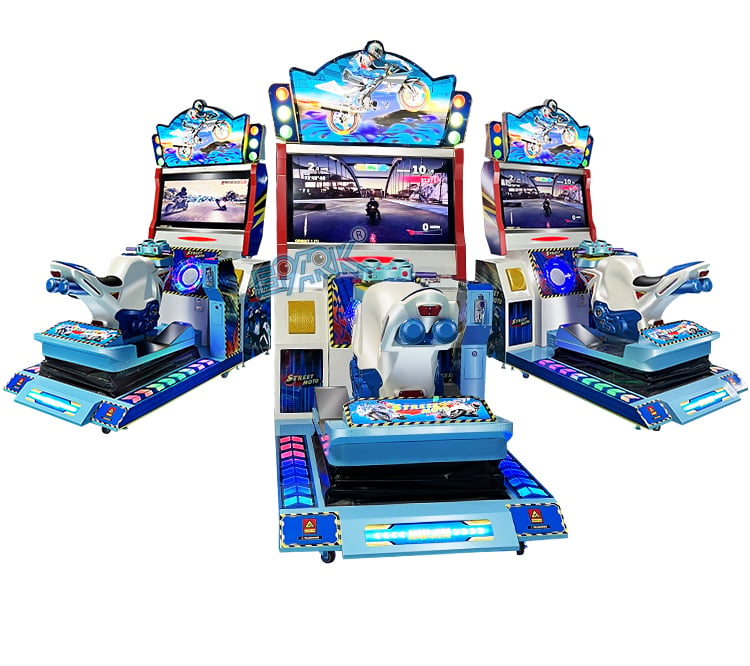 Factory Most Popular Coin Operated (HD) Full Motion Motor Motorcycle Simulator Arcade Game Machine supplier