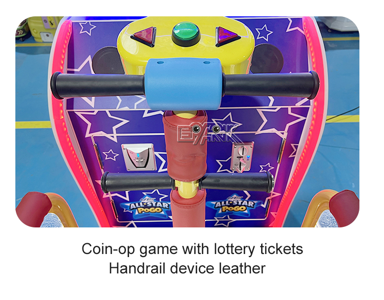 Indoor Sport Coin Operated Arcade Game Machine All Star Pogo Kids Jumping Game Machine supplier