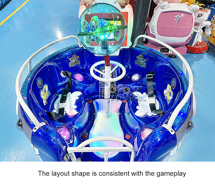 Electric Indoor Playground Kids Swing Rides Machine Coin Operated Rotating Kiddie Rides Game Machine factory
