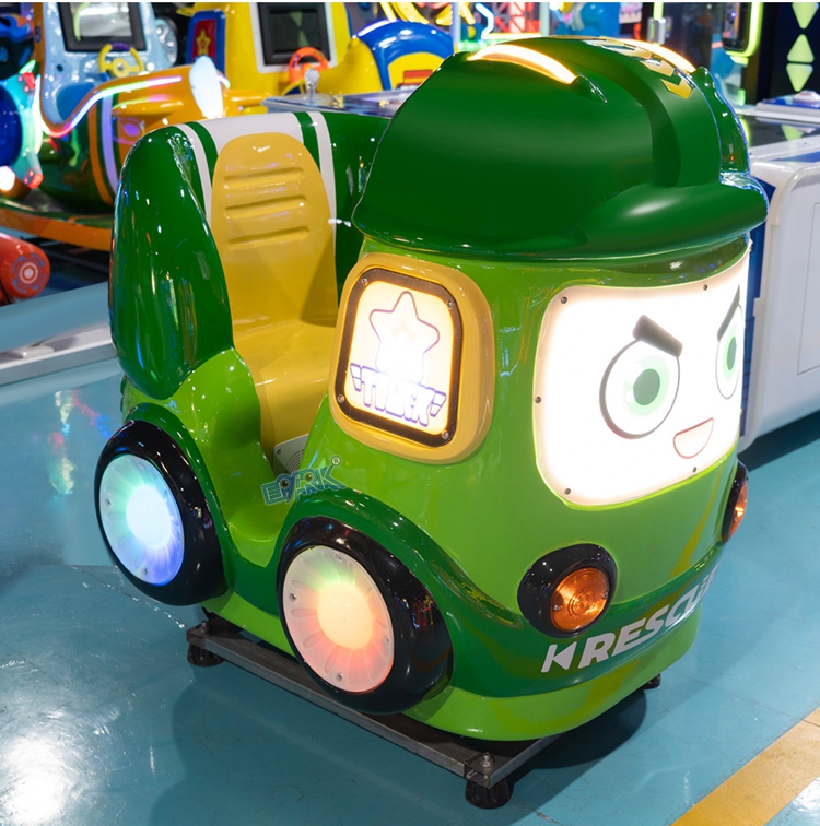 Amusement Park Coin Operated Kiddie Rides Kids Shaking Car Game Machine Kiddy Rides Swing Car factory