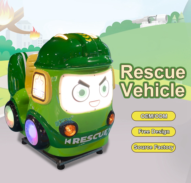 Amusement Park Coin Operated Kiddie Rides Kids Shaking Car Game Machine Kiddy Rides Swing Car supplier