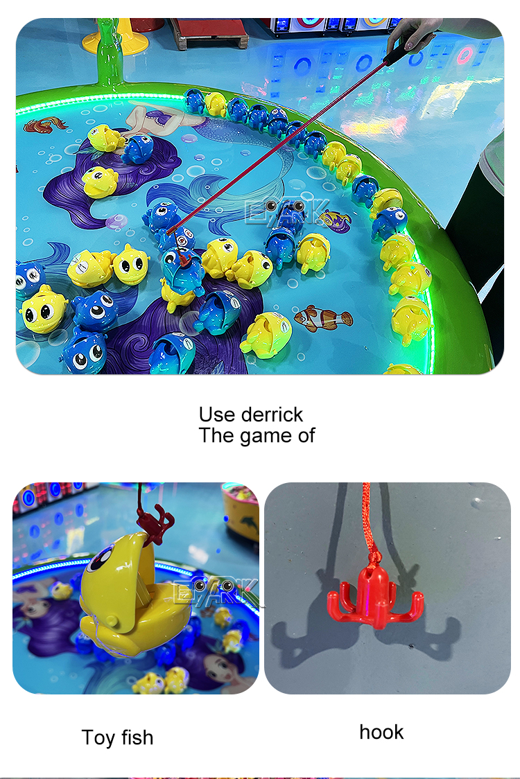 Booth Game Machine Magnetic Frog Fishing factory