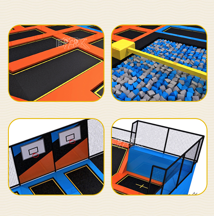 Brand Jumping Indoor Rectangle Waterproof Mats Trampoline Manufacturers Child Trampoline Park factory