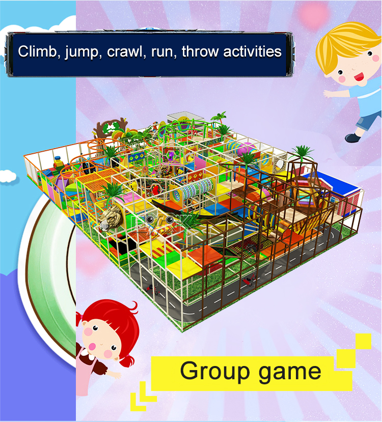Inside Playground Soft Play Set Soft Play Equipment For Kids factory