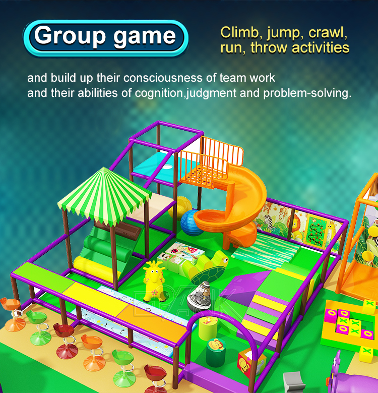 Soft Indoor Play Equipment Kid Large Indoor Kids Playground Equipment For Kids Manufacturer With Slide And Ball Pool supplier