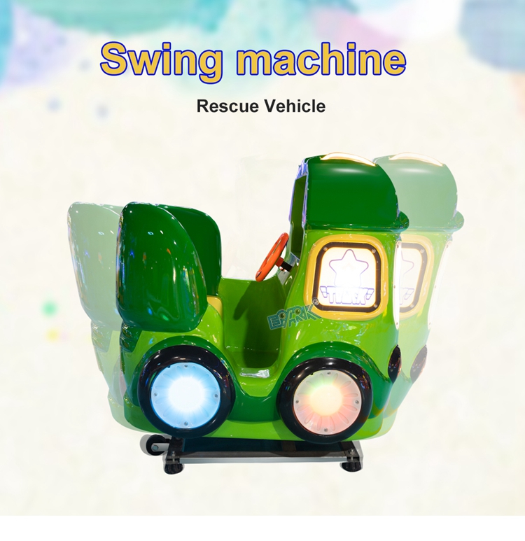 Amusement Park Coin Operated Kiddie Rides Kids Shaking Car Game Machine Kiddy Rides Swing Car details