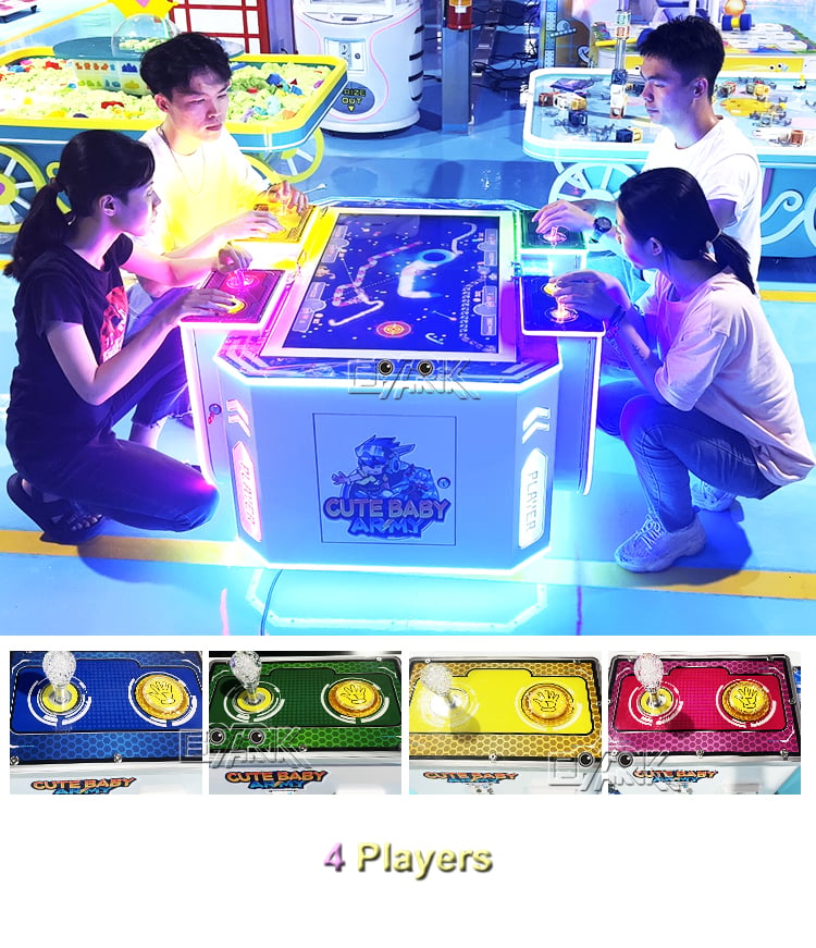 Amusement Park Games Arcade Game Machines 4 Player Coin Operated Crazy Snake Game Machine details