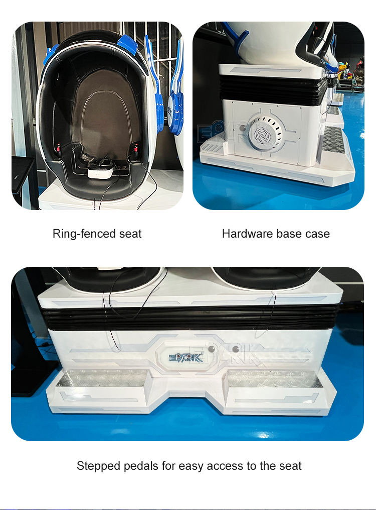 Other Amusement Park Products Virtual Reality 9D Egg VR Chair Cinema For Amusement Park manufacture