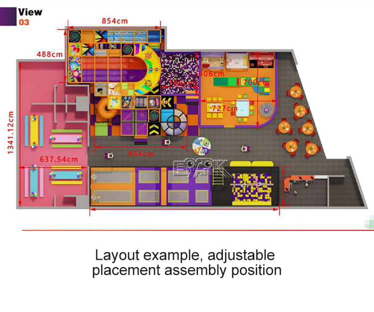 Kids Classic Jungle Gym Playground With Ball Pool factory