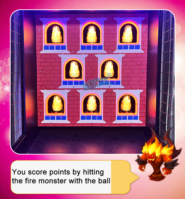 Kids Coin Operated Prize Game Machine Arcade Redemption Games Machines Shooting Ball Game details