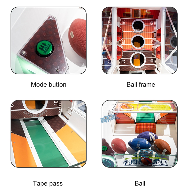 Coin Football Stars Skill Redemption Arcade Game Machine Coin-Op Ball Throw Shooting Room Sports Arcade details