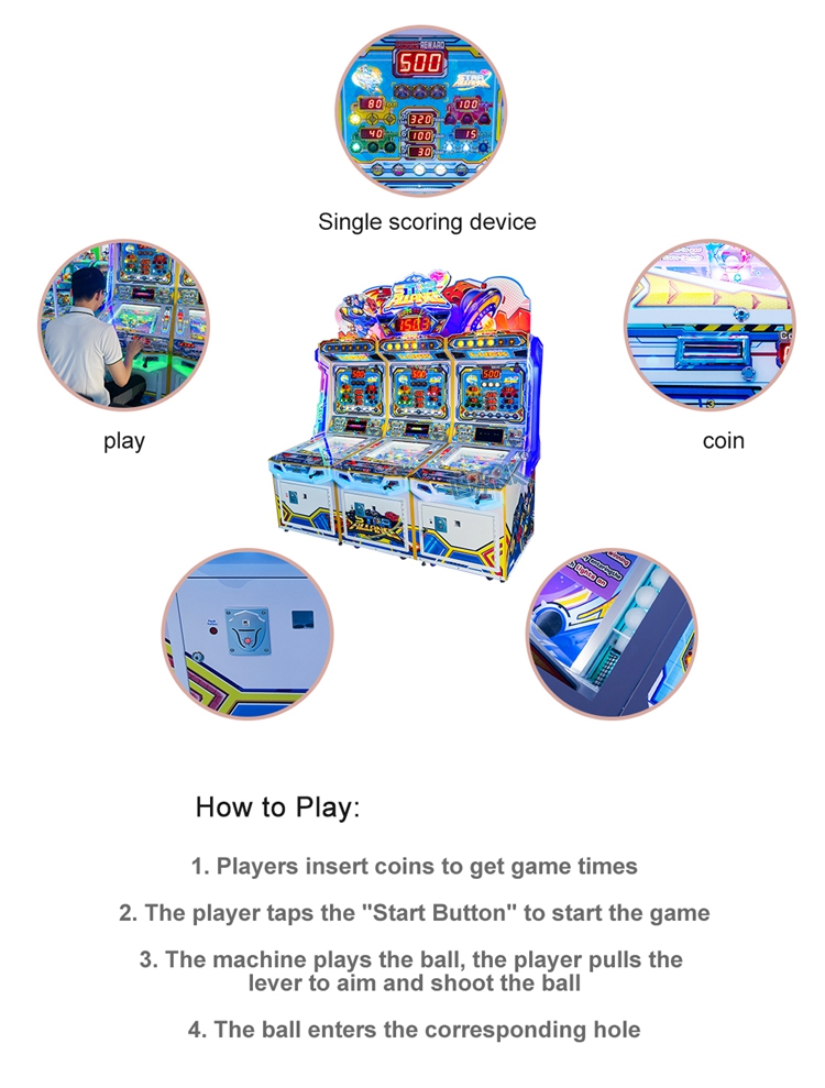 Coin Operated Game Machine Prize Lottery Redemption Game Machine details