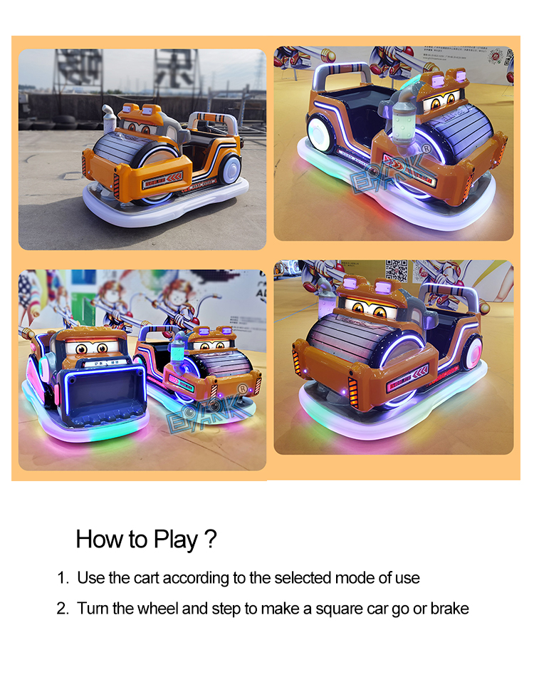 Indoor And Outdoor Adults Kids Bumper Car Amusement Park Rides Electric Battery Operated Bumper Car supplier