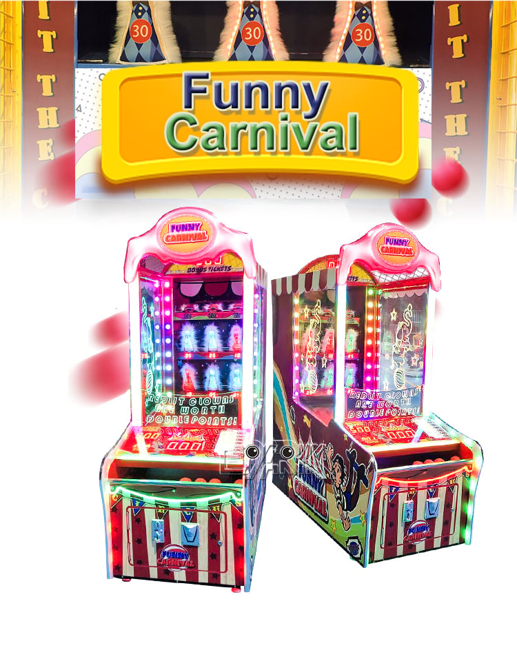 Coin Operated Arcade Indoor Amusement Lucky Ticket Prize Lottery Game Machine supplier
