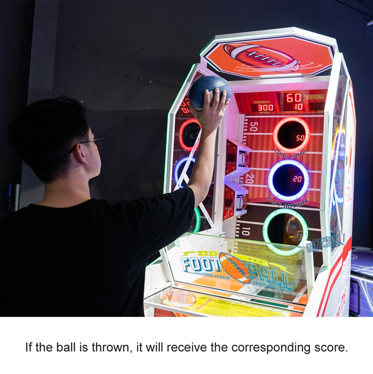 Coin Football Stars Skill Redemption Arcade Game Machine Coin-Op Ball Throw Shooting Room Sports Arcade details