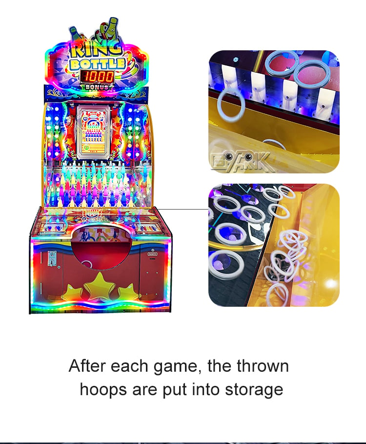 Booth Machine Ring Throwing Electric Coin Operated Indoor Ticket Redemption Game Machine details