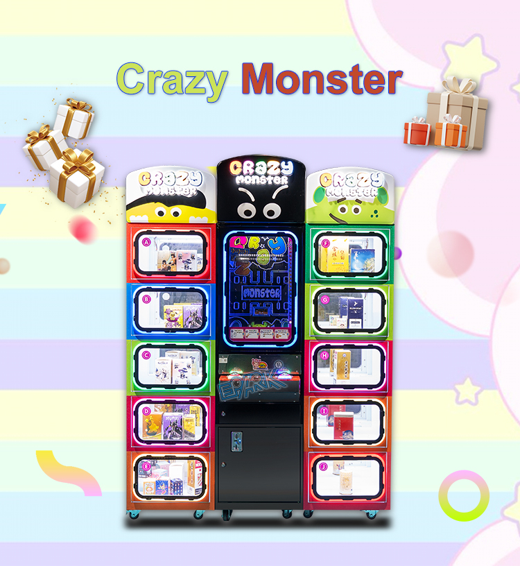 Coin Operated Arcade Toy Vending Colorful Prize Crane Doll Gifts Game Machine details