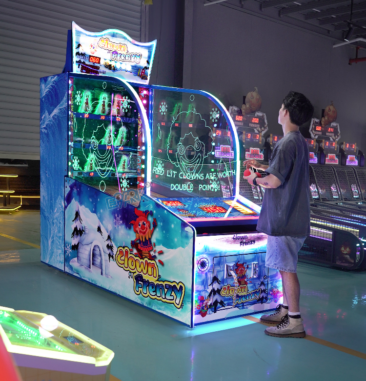 Coin Operated Redemption Ball Throw Arcade Shark Park Ticket Lottery Game Machine details