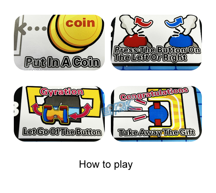Toy Vending Machine Coin Operated Game Magical Sticks Plush Toy Claw Machine manufacture