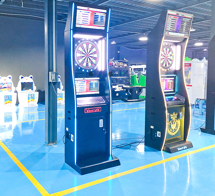 Luxury Dart Game Machine Indoor Sports Coin Operated Electric Darts Machine manufacture
