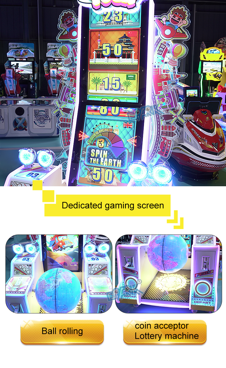 Indoor Sport Amusement Coin Operated Arcade Rolling Ball Lottery Redemption Game Machines details