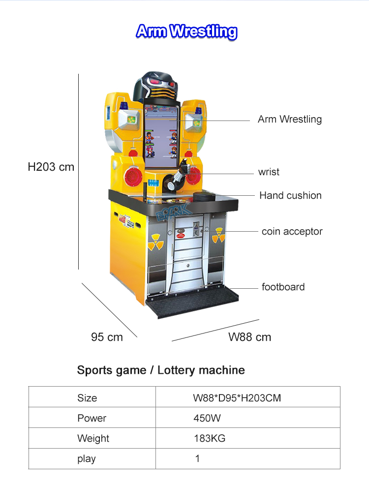 Sports Arm Champs Arcade Arm Wrestling Arm Champ Amusement Game Machine for Game Center supplier