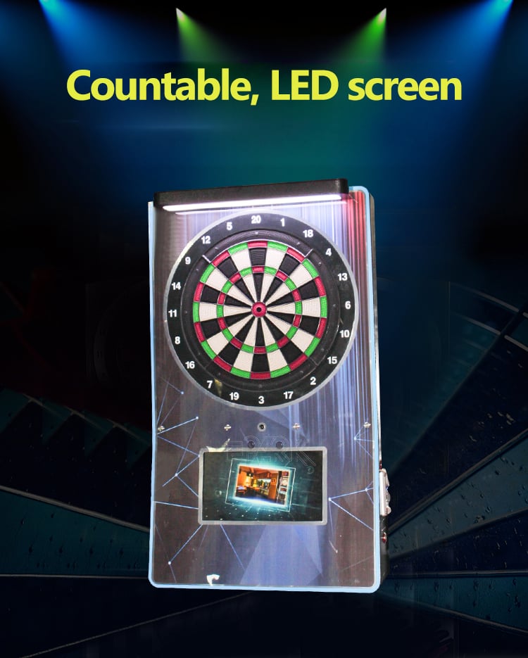 Coin Operated Darts Machine With Smart Online Match Darts Mini Plus Dart Game Machine For Game Center factory