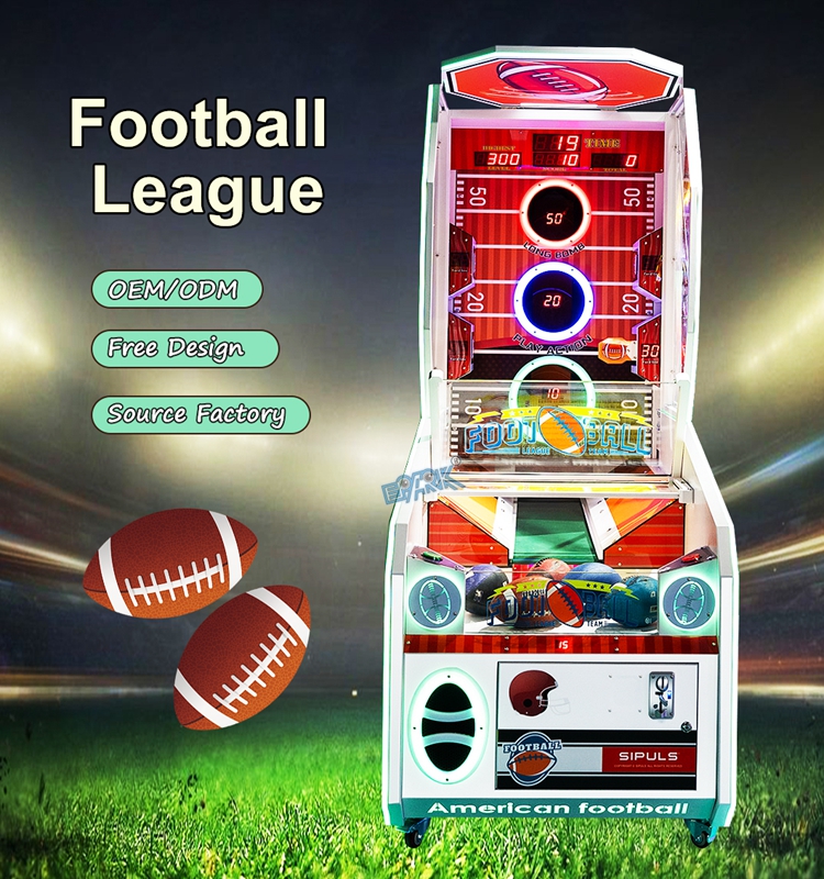 Coin Football Stars Skill Redemption Arcade Game Machine Coin-Op Ball Throw Shooting Room Sports Arcade supplier