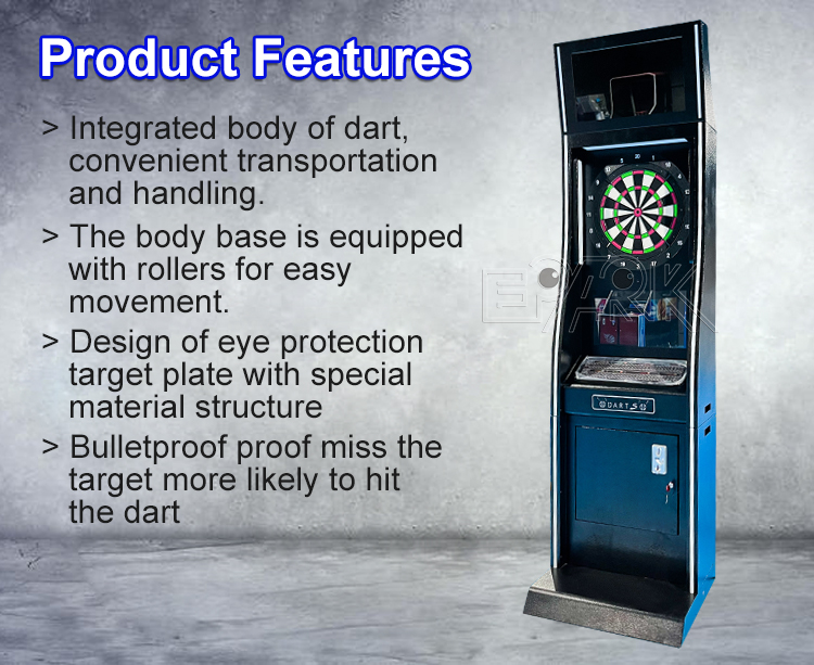 Luxury Dart Game Machine Indoor Sports Coin Operated Electric Darts Machine manufacture