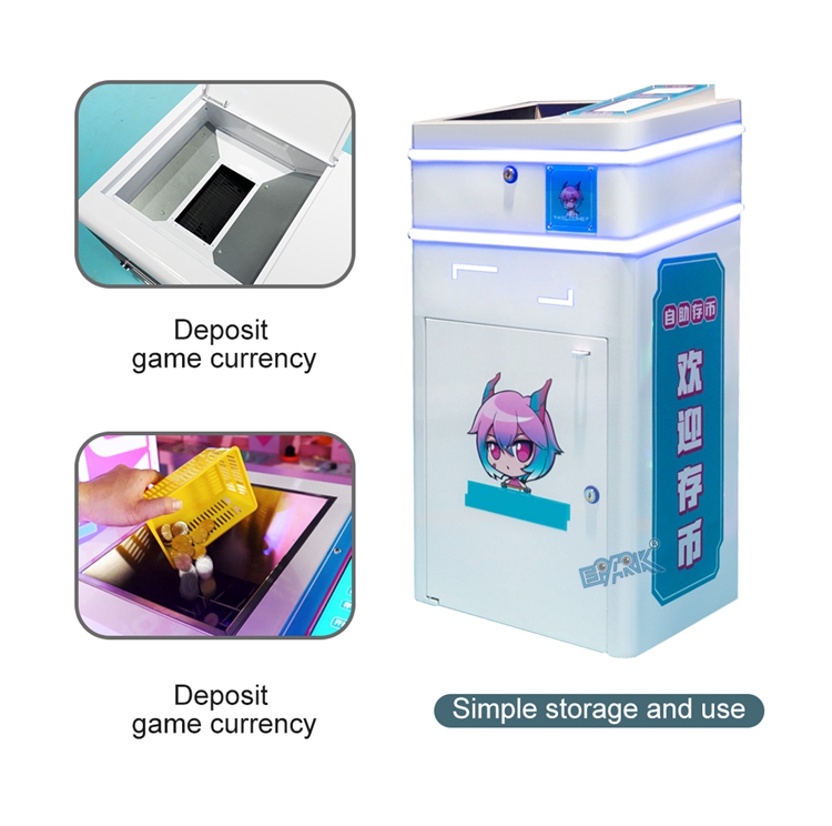 Auto Mini Small Cash Bill Exchange To Coin Token Deposit Exchange Machine factory