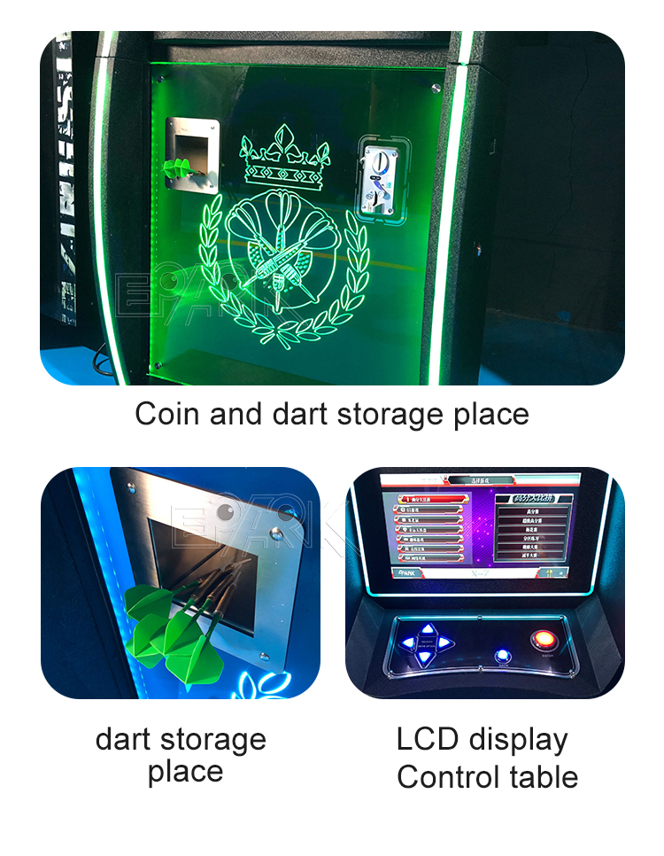 Luxury Dart Game Machine Indoor Sports Coin Operated Electric Darts Machine supplier