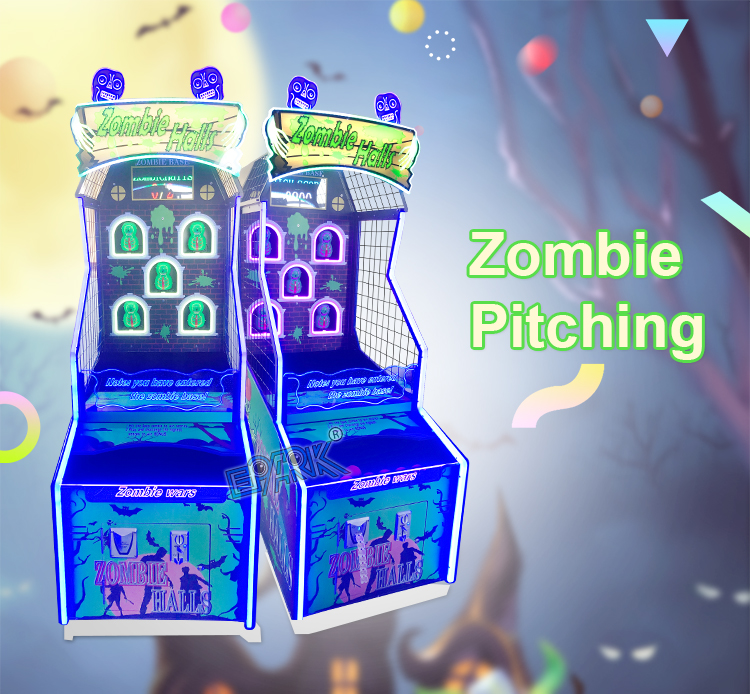 Simulator Lottery Kids Arcade Throwing Balls Coin Operated Ticket Redemption Game Machine factory