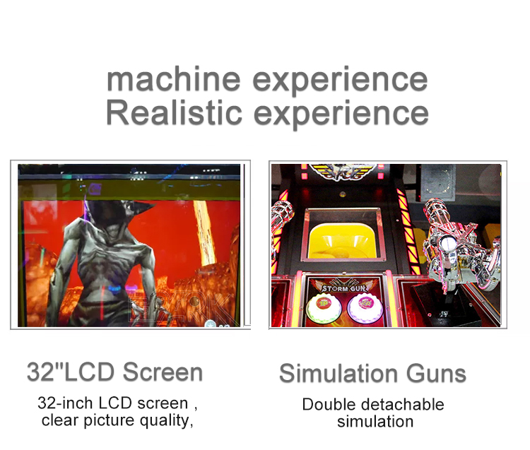 Gun Shooting Game Machine Kids Pusher Arcade Shooting Game Machine Coin Operated Games Gun Shoot Machine details