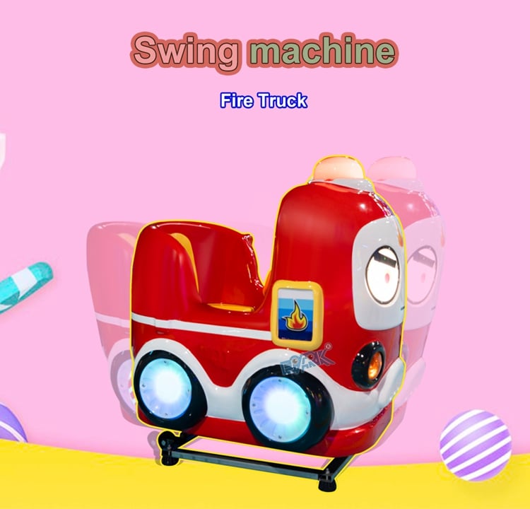 Shopping Mall Small Children Electric Swing Car Game Machine Coin Operated Games Kiddie Ride details
