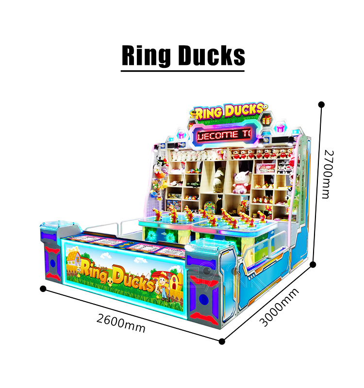 New Carnival Booth Funfair Game Catch Ducks Lucky Ring Booths Carnival Game Machine For Sale manufacture