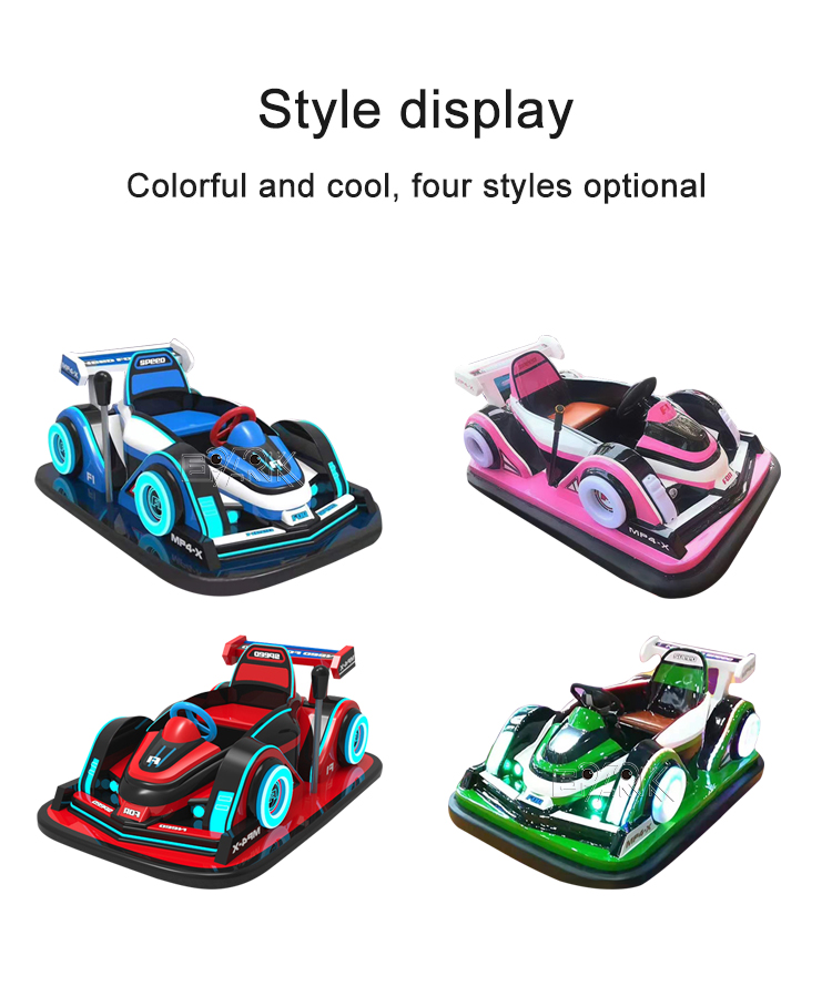Outdoor Entertainment Amusement Park Ride Battery Bumper Car Music Remote Control Electrical Drift Car manufacture