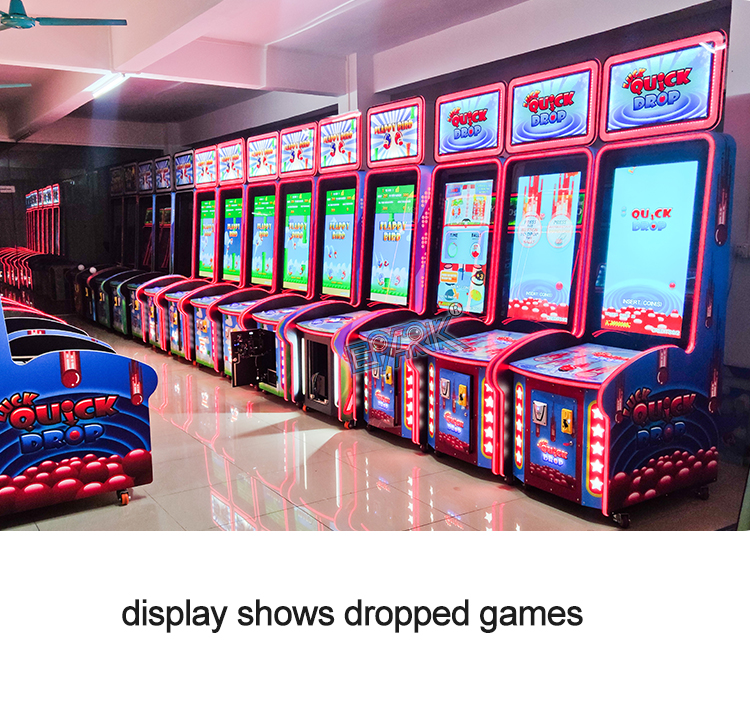 Ticket Game Machine Quick Drop Games Coin Operated Game Machine manufacture