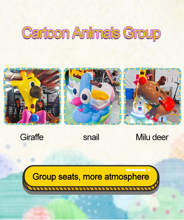 Amusement Ride Mini Carousel For Kids Merry Go Round details