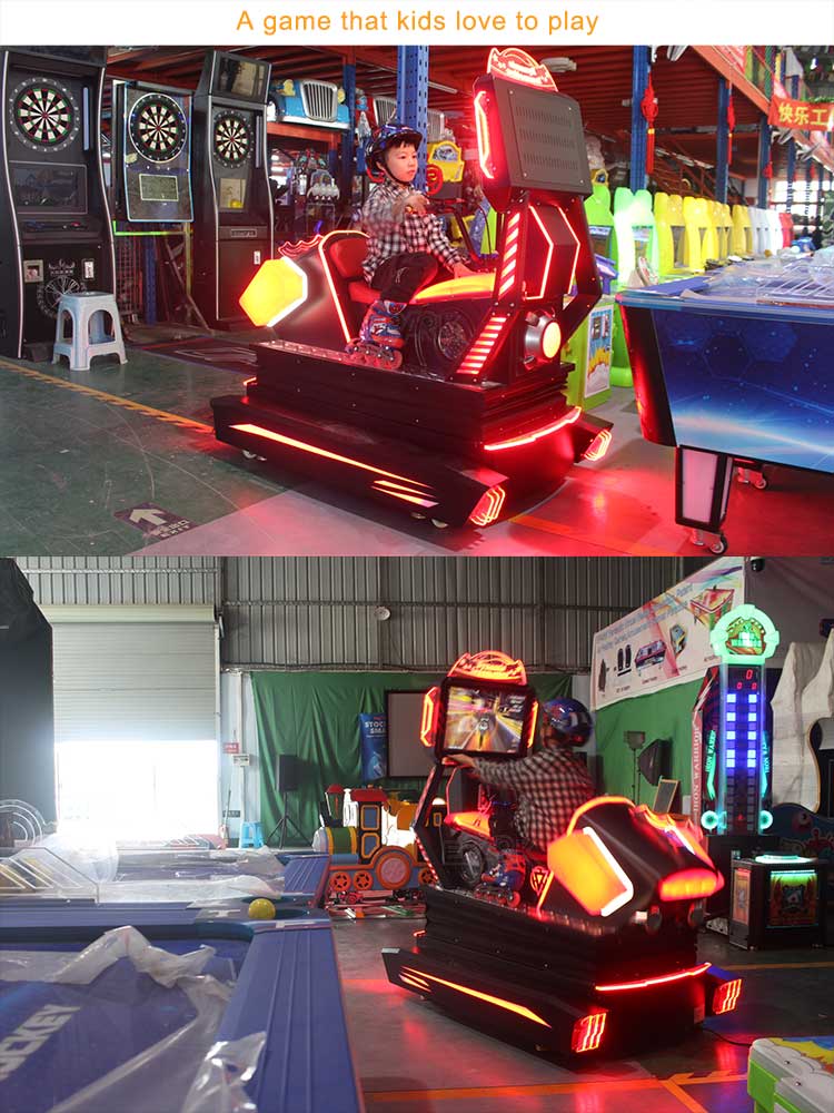 Coin Operated Game Dynamic Motorcycle Coined Children's Indoor Motorcycle Game Machine supplier
