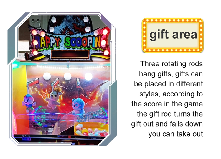 Indoor Amusement Park Ticket lottery Redemption Game Machine supplier