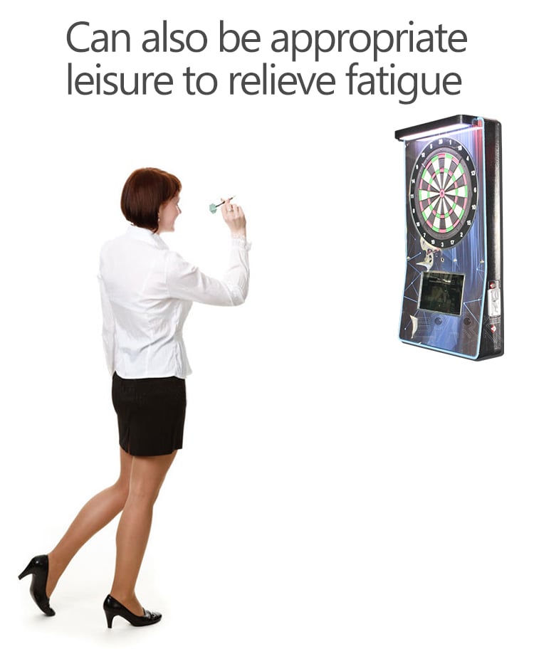 Coin Operated Darts Machine With Smart Online Match Darts Mini Plus Dart Game Machine For Game Center supplier