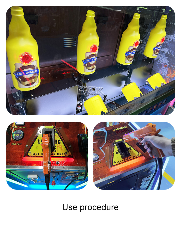 Fast Gunman Shooting Arcade Game Indoor Amusement Coin Operated Shoot Gun Shooting Games Machine for Kids details